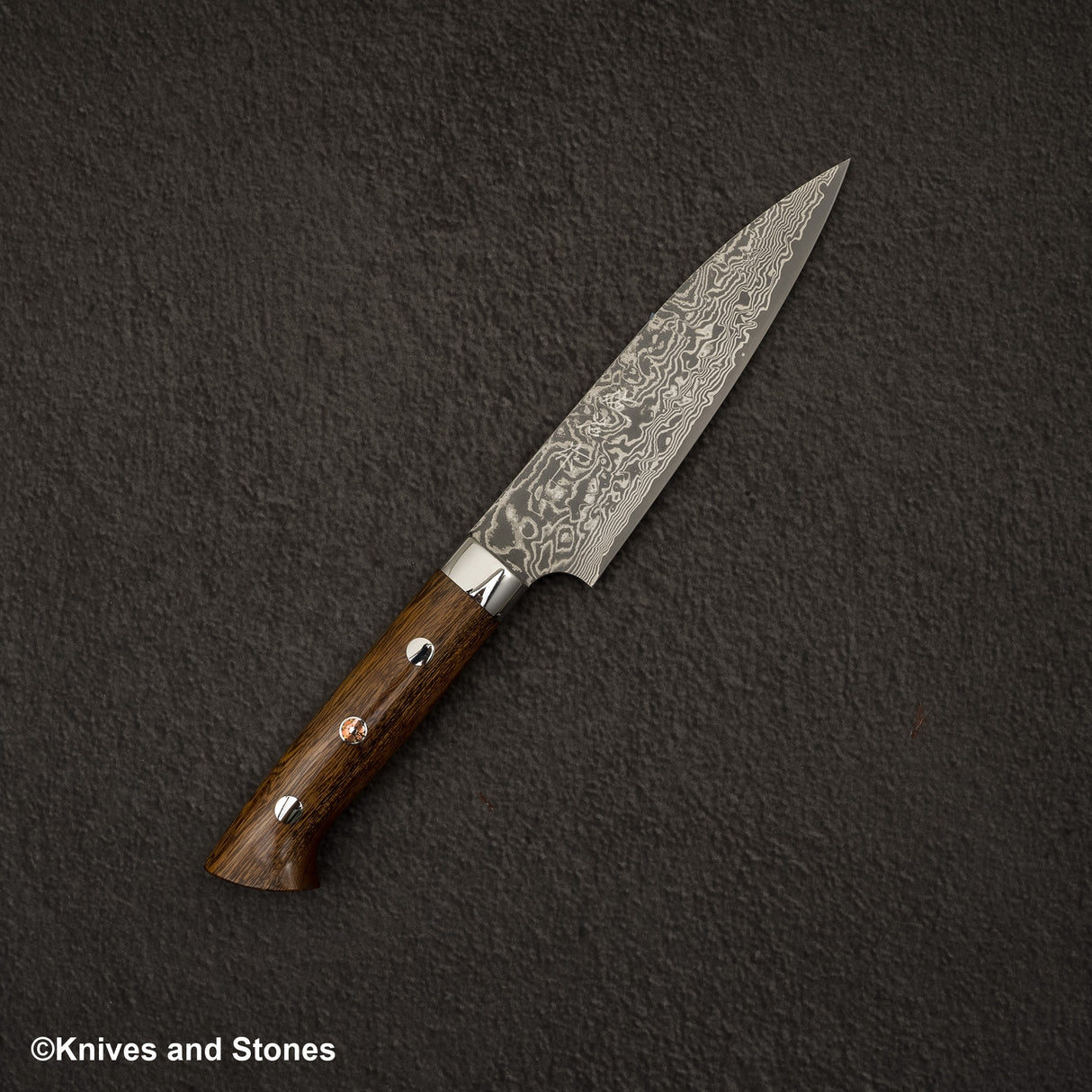 佐治打刃物 SG2 ブラックダマスカス ペティナイフ 130mm