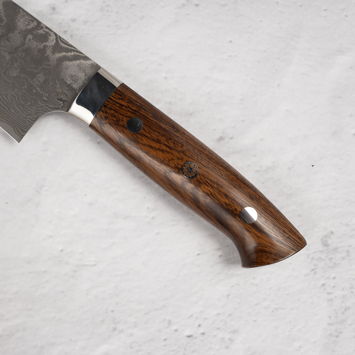 佐治打刃物 ブラックダマスカス スーパーゴールド2 三徳 180mm