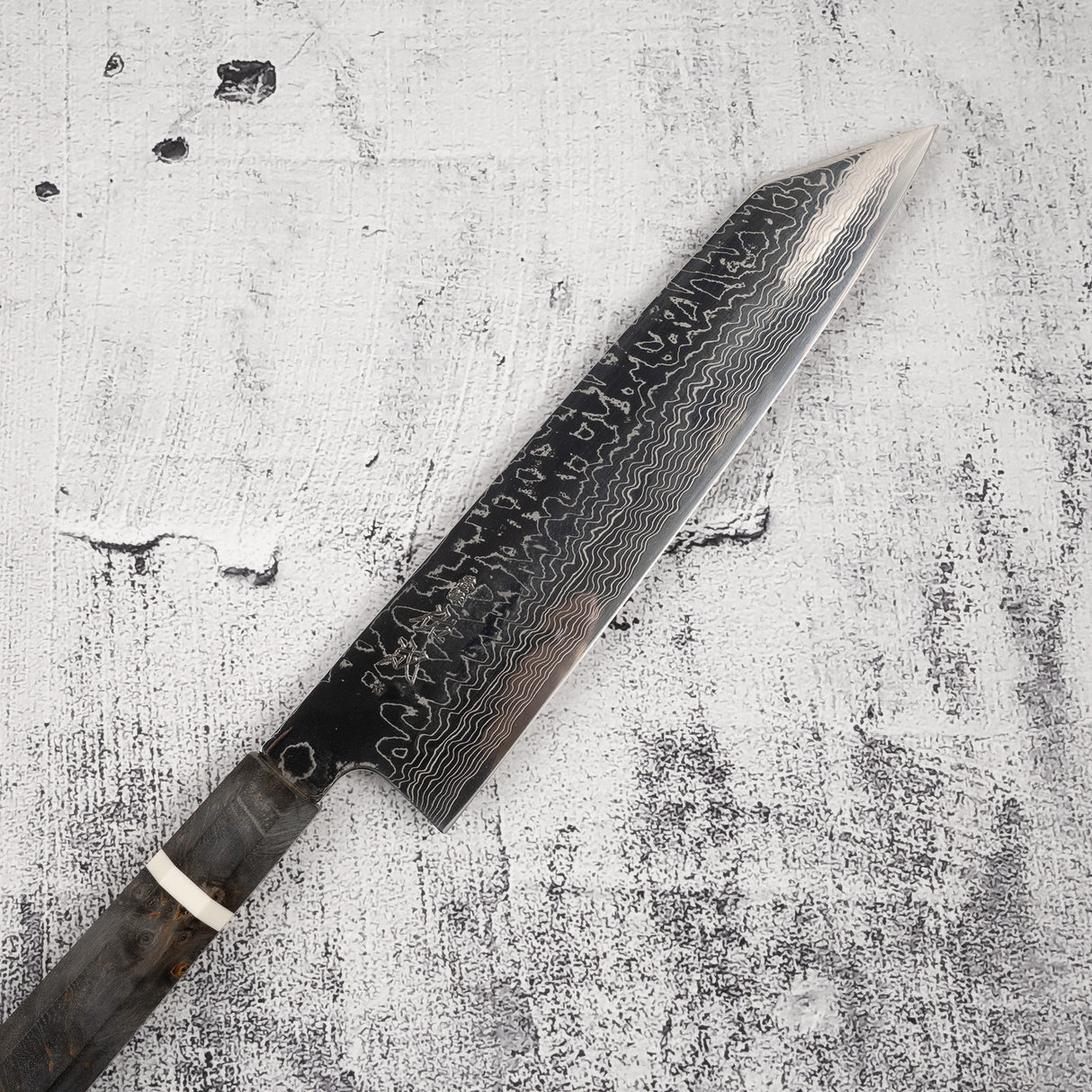 佑成 スーパーゴールド2 ダマスカス 切付牛刀 240mm バーチハンドル