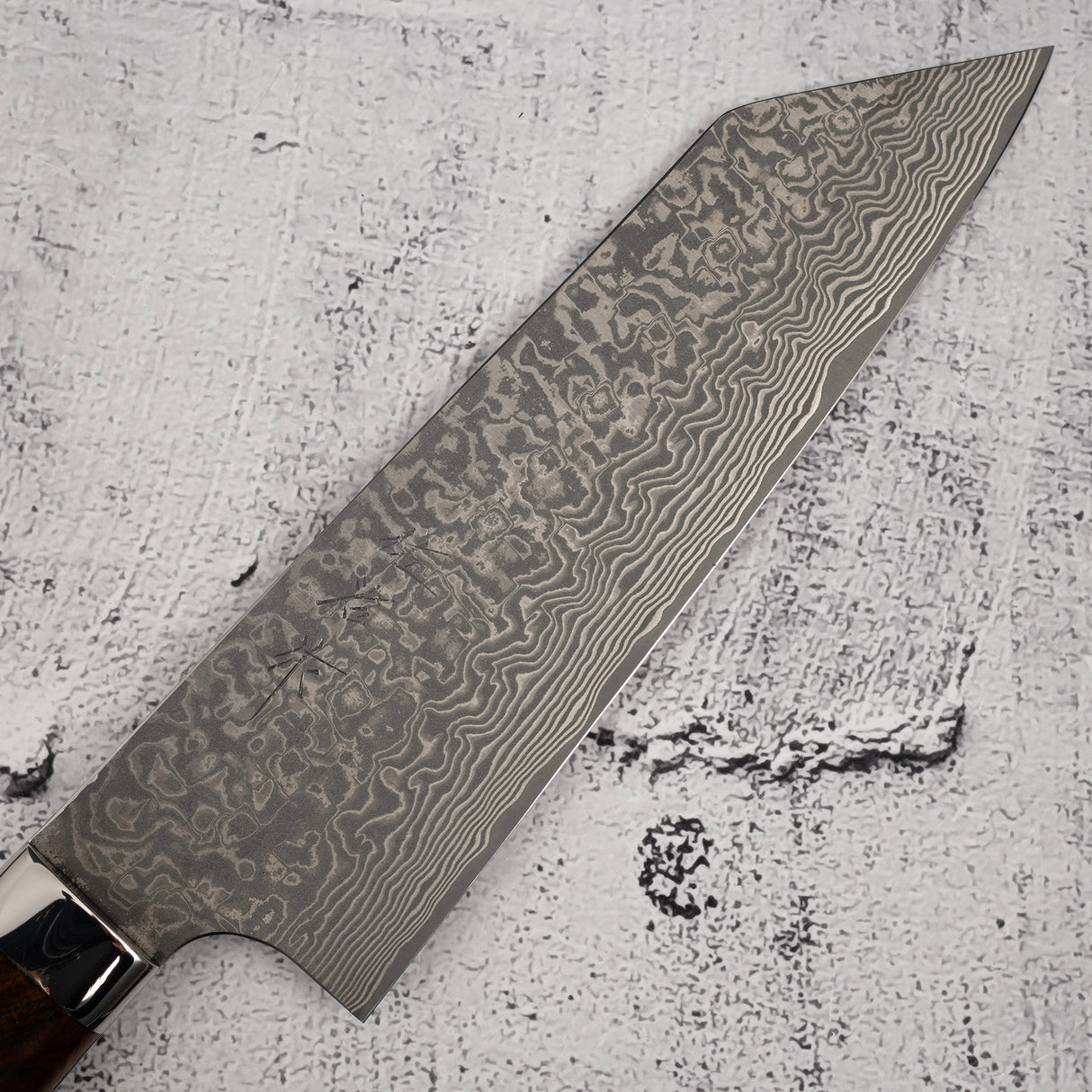 佐治打刃物 SG2 ブラックダマスカス 文化 180mm