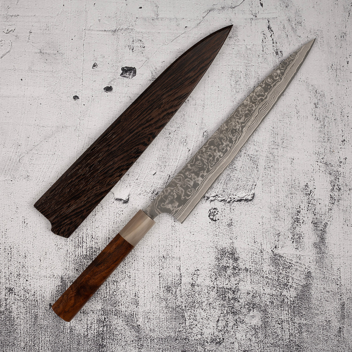 佐治打刃物 SG2 ブラックダマスカス 筋引 240mm