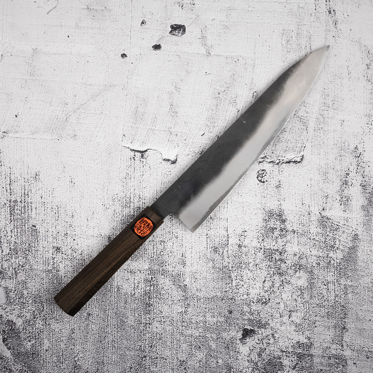 田中一之刃物製作所 青二鋼 黒打ち 牛刀 240mm