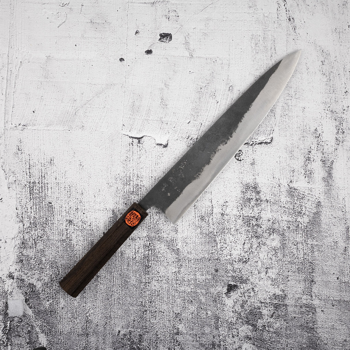 田中一之刃物製作所 青二鋼 黒打ち 牛刀 270mm