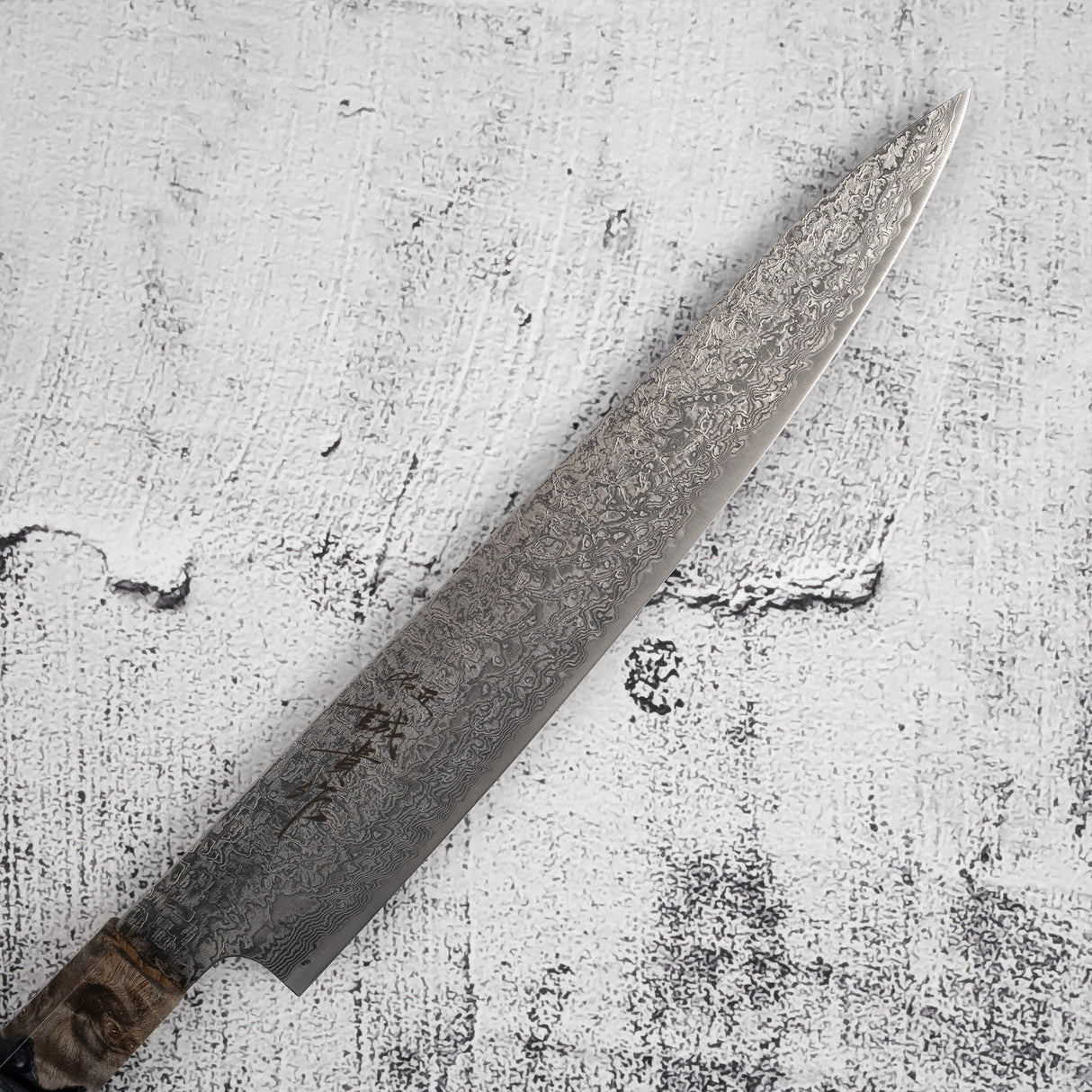 田中一之刃物製作所 羽斬り SG2 ダマスカス 筋引 210mm