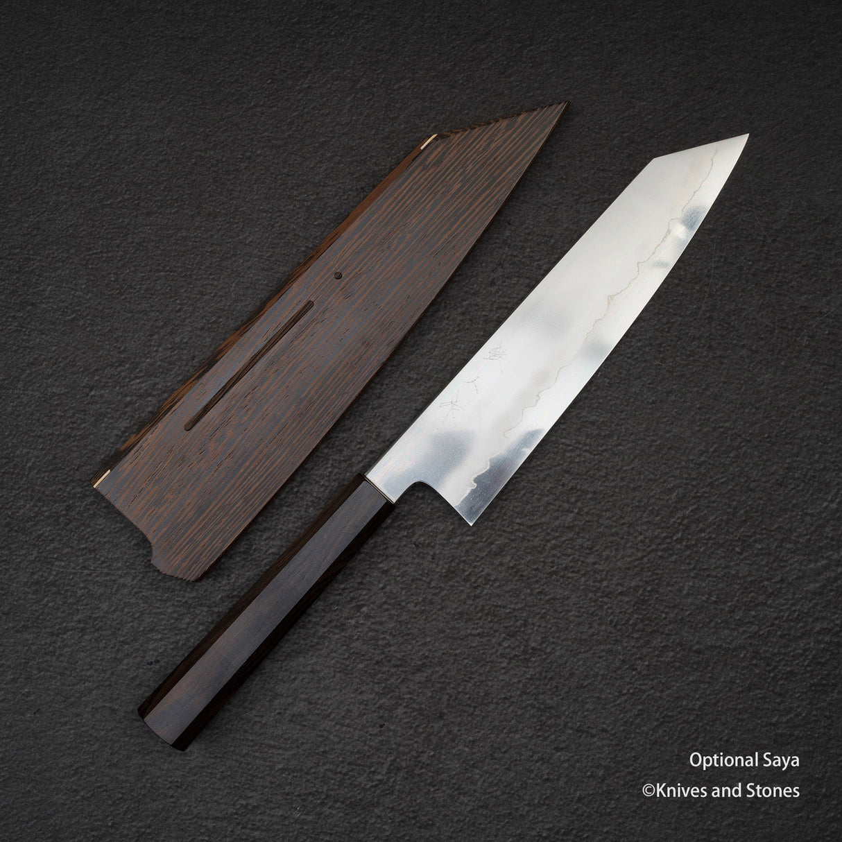 鉄人 銀三鋼 浮刃 切付牛刀 210mm