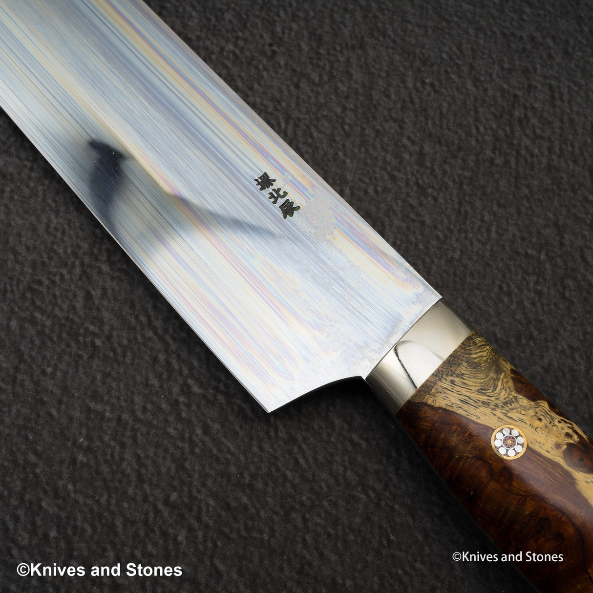 池田鍛錬所 白三鋼 本焼 先丸筋引 450mm