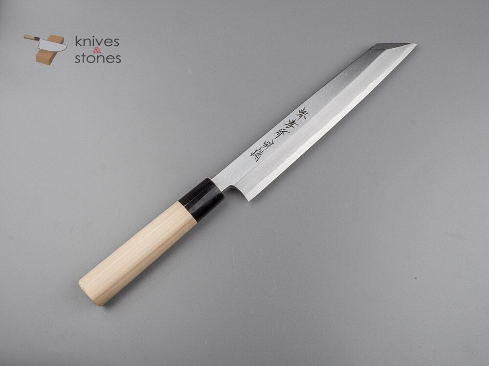 青木刃物製作所 特上 白二鋼 切付牛刀 240mm