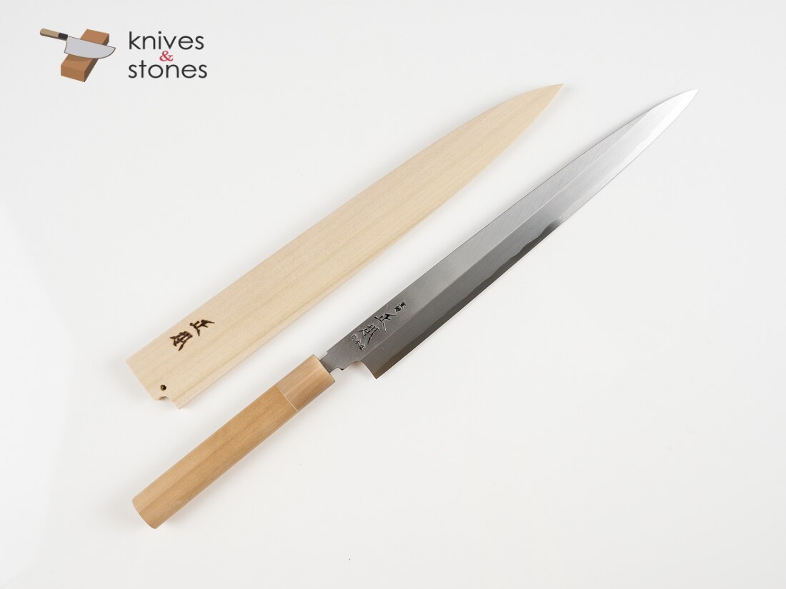 正本·総本店 KI 本霞 白一鋼 柳刃 330mm 鞘付き