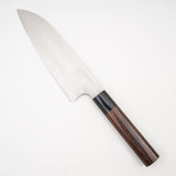 正本 墨流し スーパーゴールド2 ダマスカス 三徳 170mm 加茂藤刃物