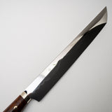 池田鍛錬所 白三鋼 本焼 先丸筋引 270mm 富士山刃紋 SP2