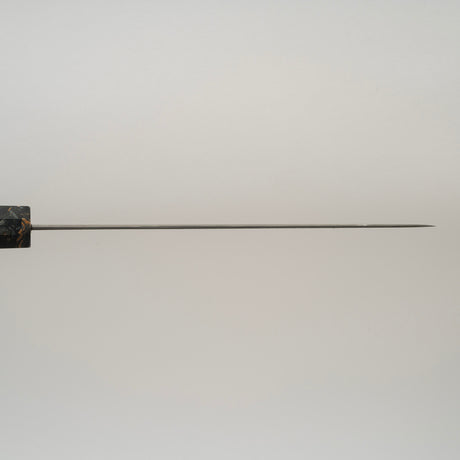 二唐刃物鍛造所 暗門 スーパーゴールド2 レインドロップダマスカス 牛刀 240mm