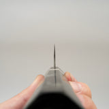 二唐刃物鍛造所 暗門 スーパーゴールド2 レインドロップダマスカス 牛刀 240mm