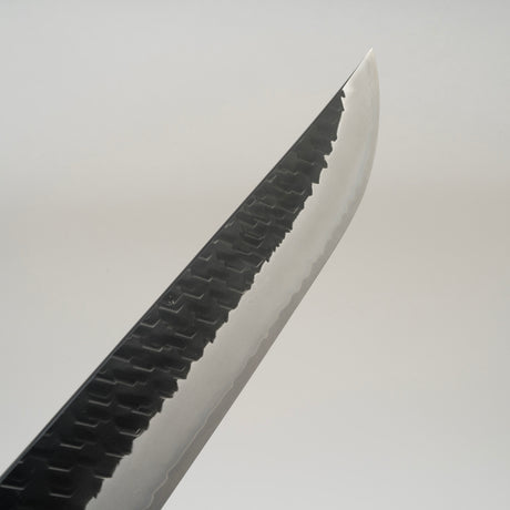 二唐刃物鍛造所 スーパーゴールド2 槌目黒打ち 筋引 270mm