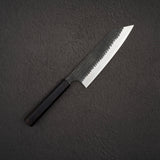 安立打刃物 青紙スーパー 槌目 黒打ち 文化 170mm