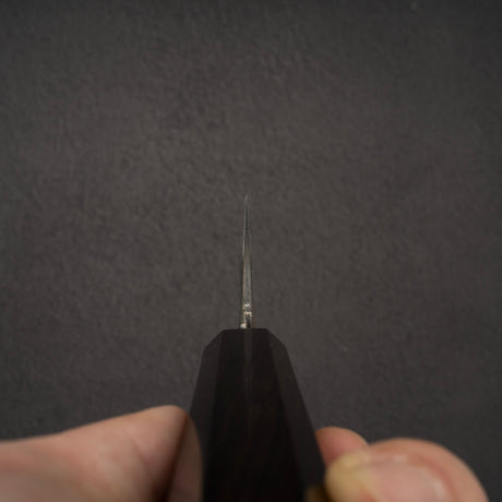 安立打刃物 青紙スーパー 槌目 黒打ち 文化 170mm