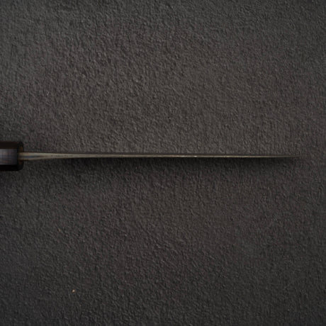 安立打刃物 青紙スーパー 槌目 黒打ち 牛刀 180mm