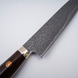 田中一之刃物製作所 スーパーゴールド2 ブラックダマスカス ペティナイフ 135mm