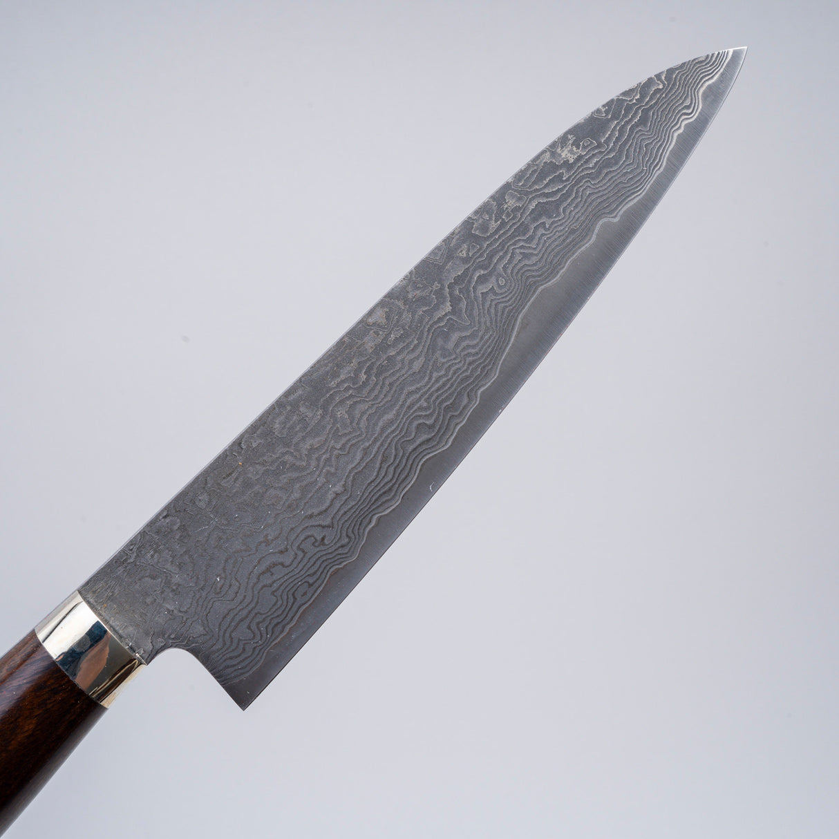 田中一之刃物製作所 スーパーゴールド2 ブラックダマスカス ペティナイフ 135mm