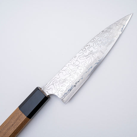 佐治打刃物 スーパーゴールド2 ダイヤモンドダマスカス ペティナイフ 130mm
