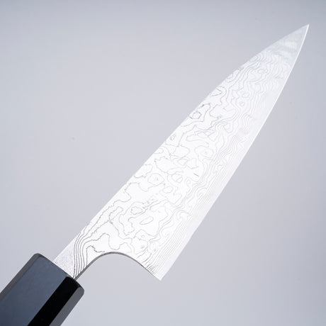 佐治打刃物 スーパーゴールド2 ダイヤモンドダマスカス ペティナイフ 130mm