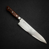 玉鋼 京都 63層ダマスカス 牛刀 210mm 木製ハンドル アウトレット