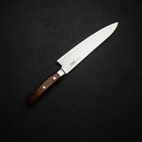玉鋼 京都 63層ダマスカス 牛刀 210mm 木製ハンドル アウトレット