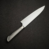 K&S AUS10 モノスチール 牛刀 180mm メタルハンドル