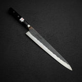 藤原照康刃物工芸 電化 青紙スーパー 黒打ち 筋引 240mm