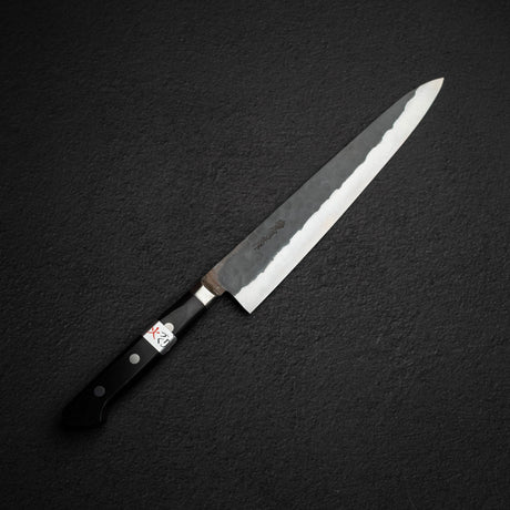 藤原照康刃物工芸 電化 青紙スーパー 黒打ち 筋引 240mm