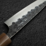 昌景 小石 青紙スーパー 黒打ち 槌目 ペティナイフ 120mm