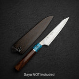 黒﨑打刃物 国産栄 AS ペティナイフ 130mm ターコイズ口金