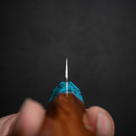 黒﨑打刃物 国産栄 AS ペティナイフ 130mm ターコイズ口金
