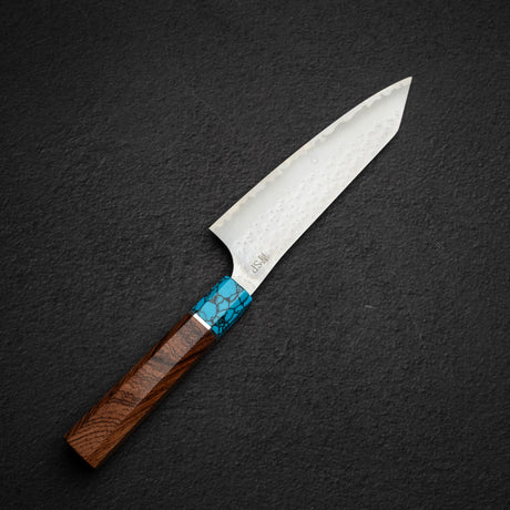 黒﨑打刃物 国産栄 AS 文化 170mm ターコイズ口金