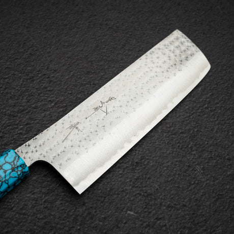 黒﨑打刃物 国産栄 AS 菜切 170mm ターコイズ口金