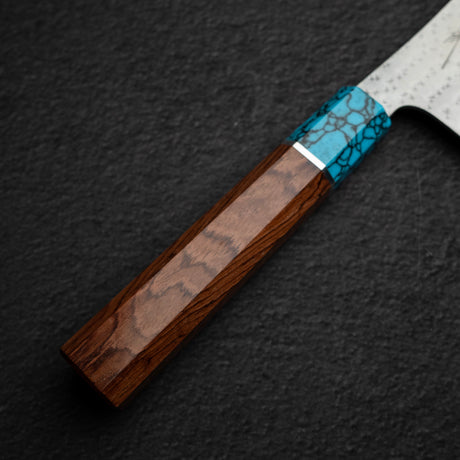黒﨑打刃物 国産栄 AS 菜切 170mm ターコイズ口金