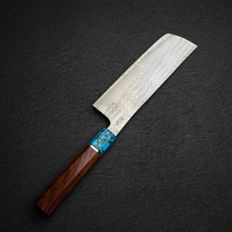 黒﨑打刃物 国産栄 AS 菜切 170mm ターコイズ口金