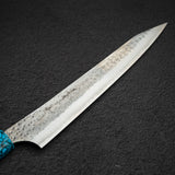 黒﨑打刃物 国産栄 AS 筋引 240mm ターコイズ口金