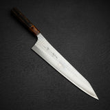 黒﨑打刃物 国産栄 青紙スーパー 切付牛刀 270mm ゴールド口金