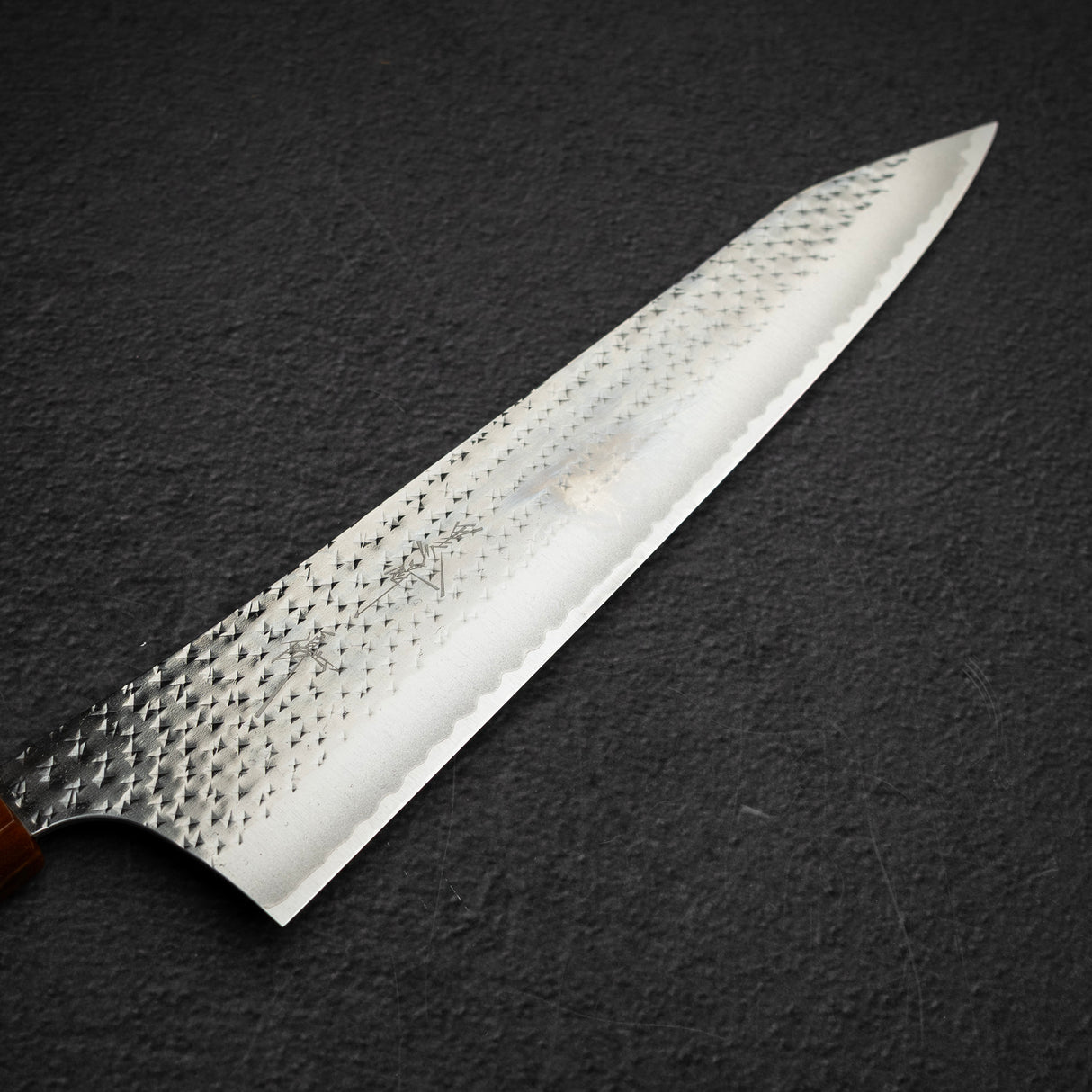 黒﨑打刃物 国産栄 青紙スーパー 切付牛刀 270mm ゴールド口金