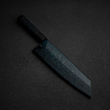 黒﨑打刃物 閃光 鋭 スーパーゴールド2 三徳 165mm 藍天目ハンドル 鞘付き