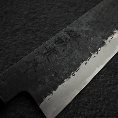 田中 青二鋼 黒打ち 槌目 ステンレスクラッド 文化 165mm