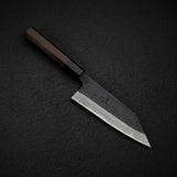 初心 黒風 青二鋼 黒打ち 切付出刃 165mm 両刃
