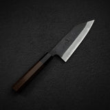 初心 黒風 青二鋼 黒打ち 切付出刃 165mm 両刃