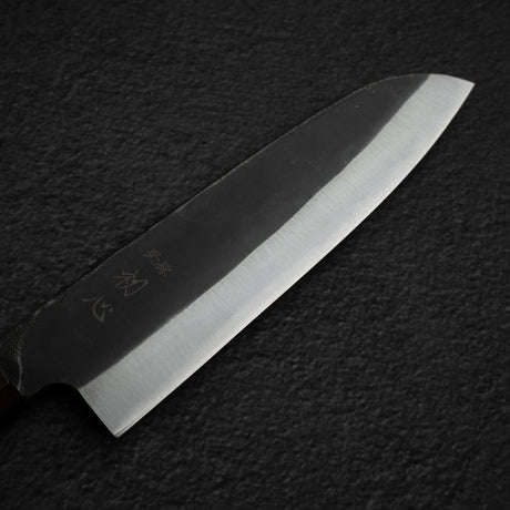 初心 青鍛え 青二鋼 黒打ち 三徳 165mm