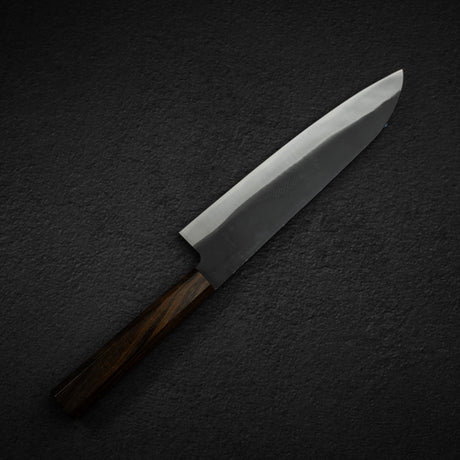 初心 青鍛え 青二鋼 黒打ち 牛刀 210mm