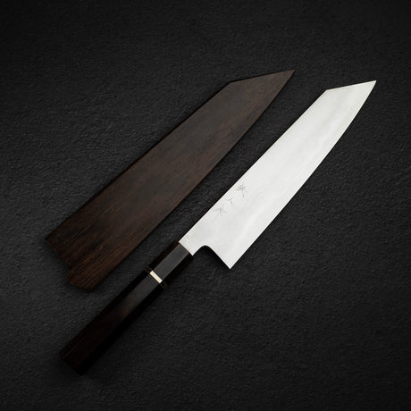 鉄人 銀三鋼 鍛流線 切付牛刀 240mm