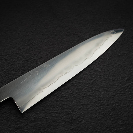 鉄人 銀三鋼 浮葉 牛刀 210mm エボニーハンドル