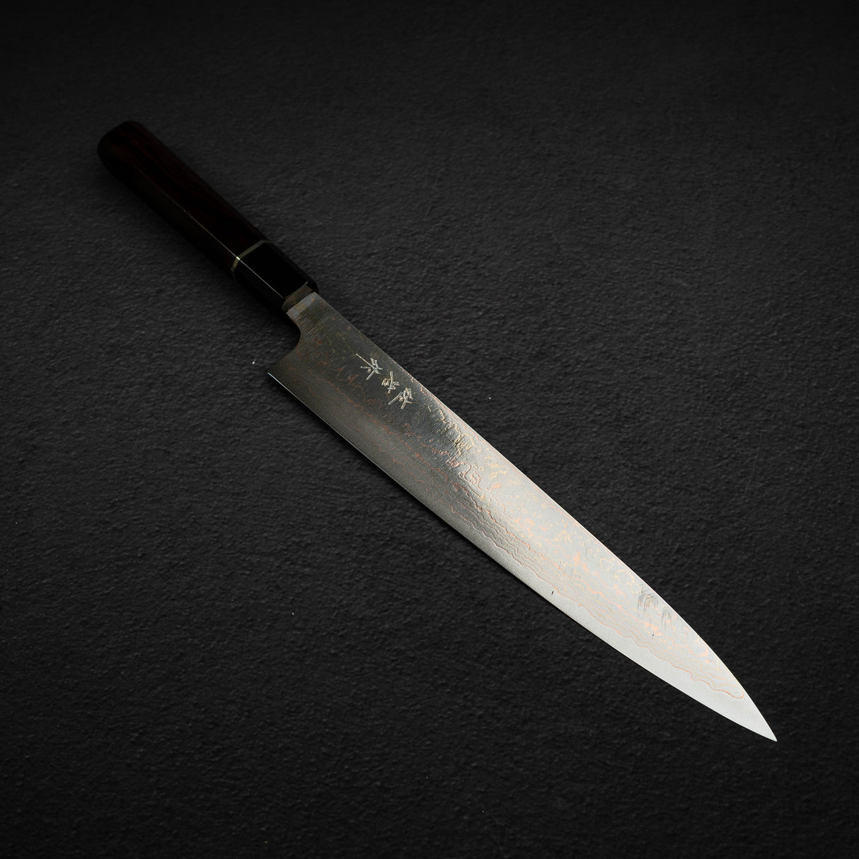 佐治打刃物 VG10 レインボーダマスカス 筋引 240mm