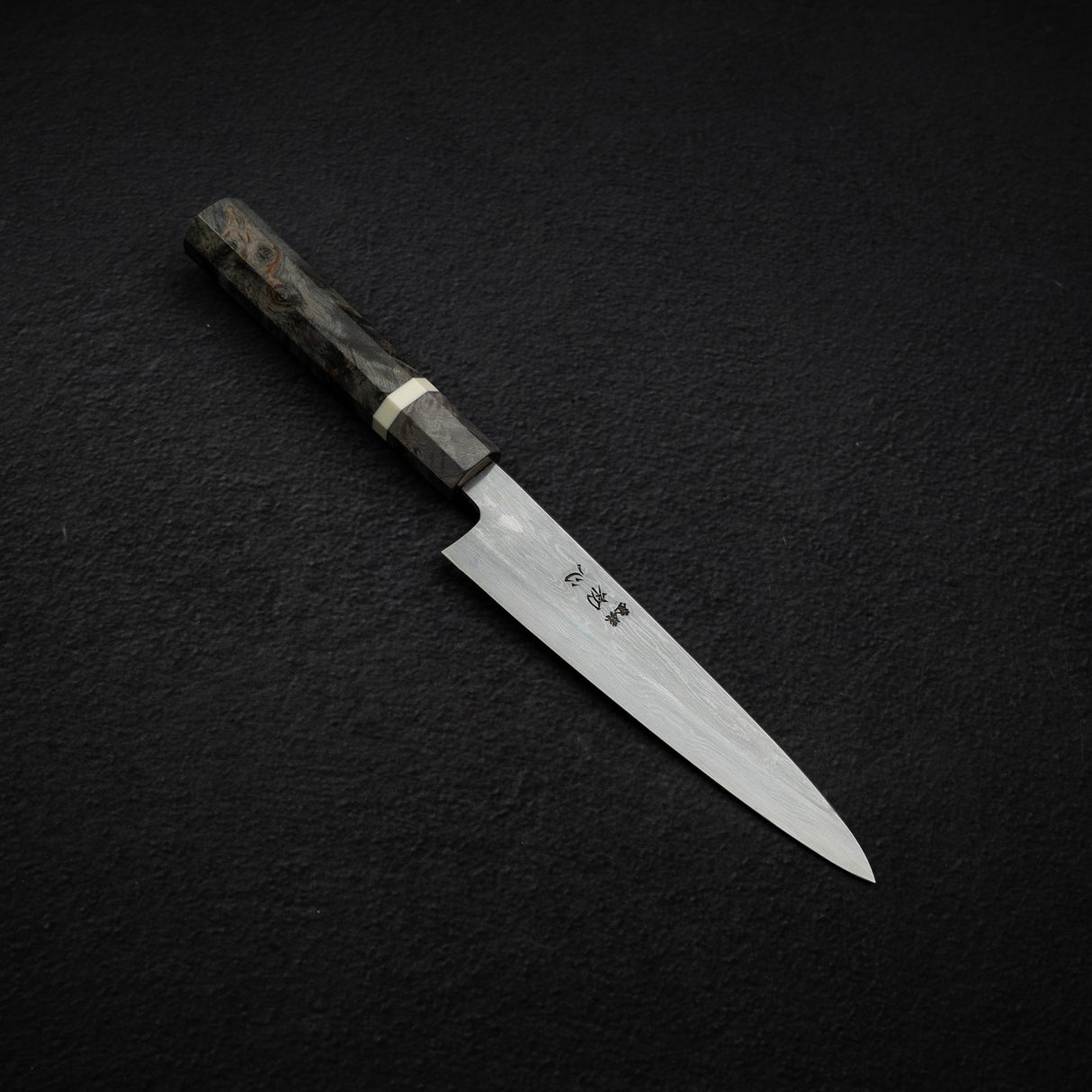 中川打刃物 青一鋼 ダマスカス ペティナイフ 150mm