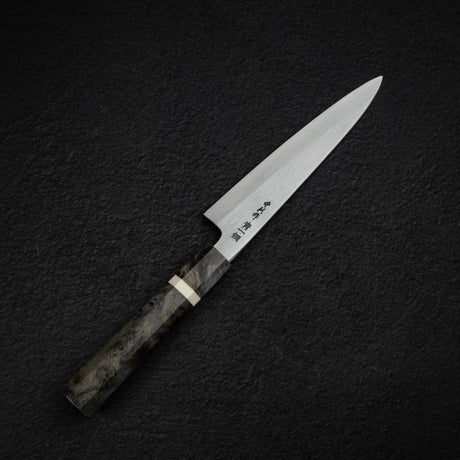 中川打刃物 青一鋼 ダマスカス ペティナイフ 150mm